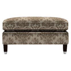 Duresta Grayson Footstool, Umber Leg Mulsanne Mink